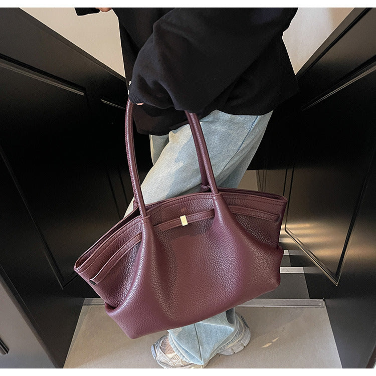 Burgundy Tote Hand Bag