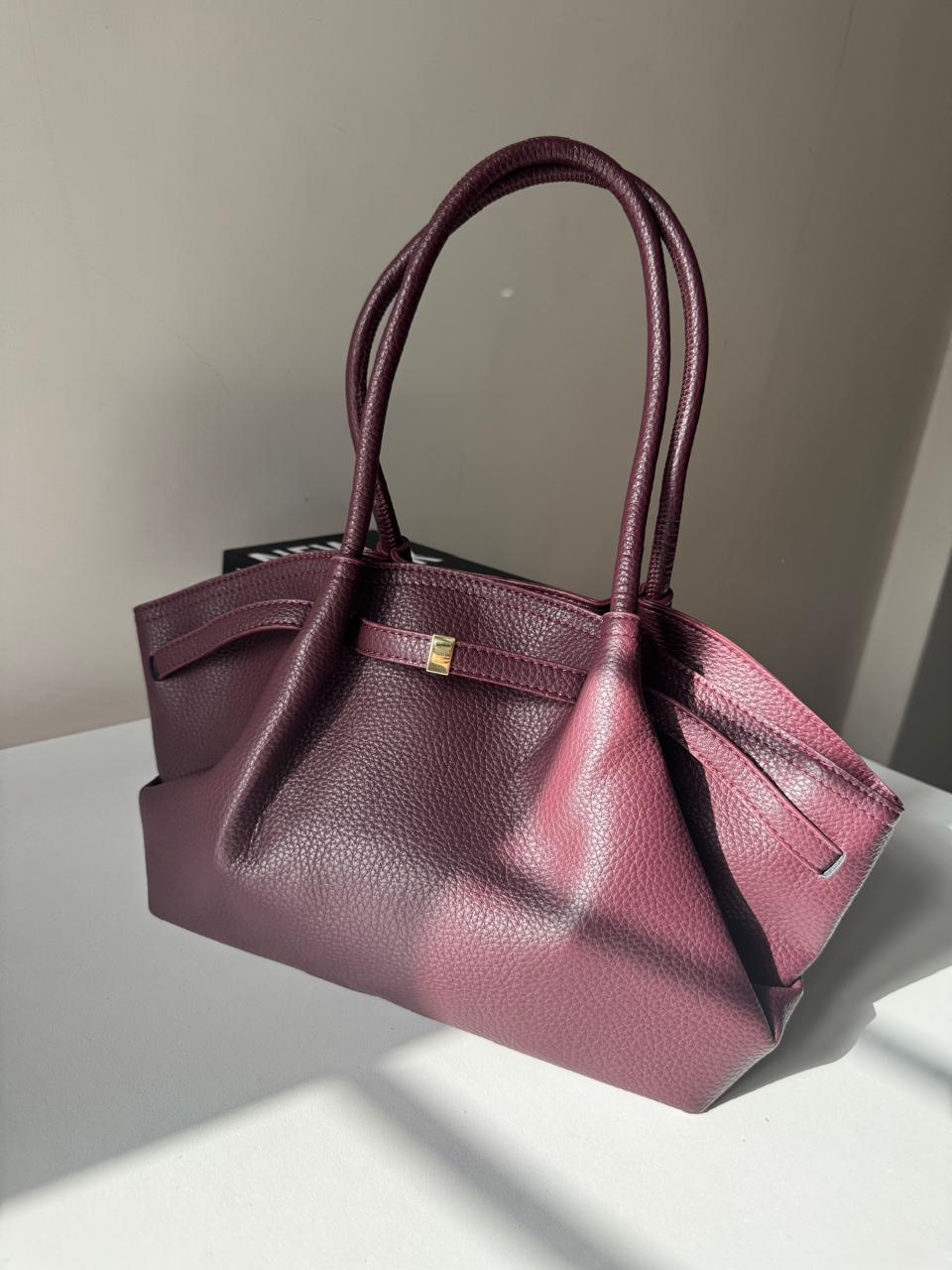 Burgundy Tote Hand Bag