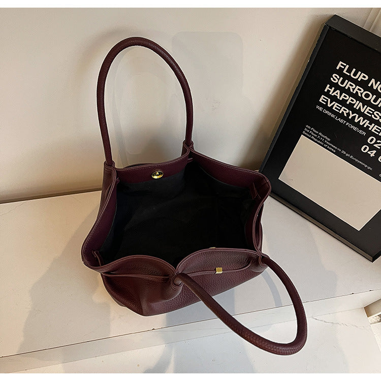 Burgundy Tote Hand Bag